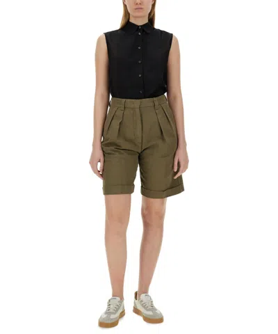 Aspesi Sleeveless Silk Blend Shirt