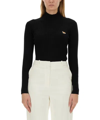Maison Kitsuné Baby Fox Roll-neck Sweater