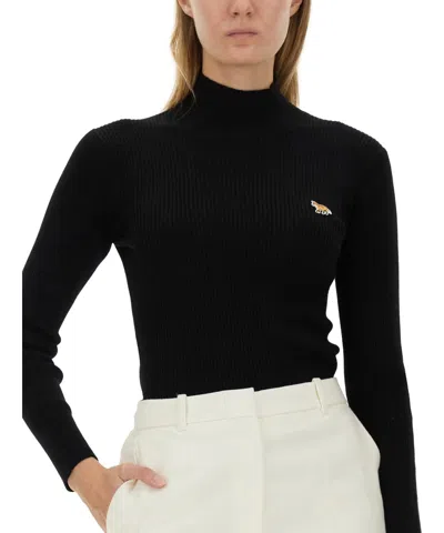 Maison Kitsuné Baby Fox Roll-neck Sweater