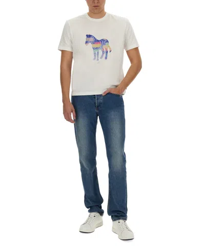 Ps By Paul Smith Ps Paul Smith Zebra Print T Shirt