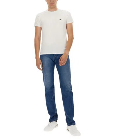 Lacoste White Cotton T-shirt In White