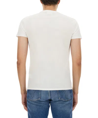 Lacoste White Cotton T-shirt In White