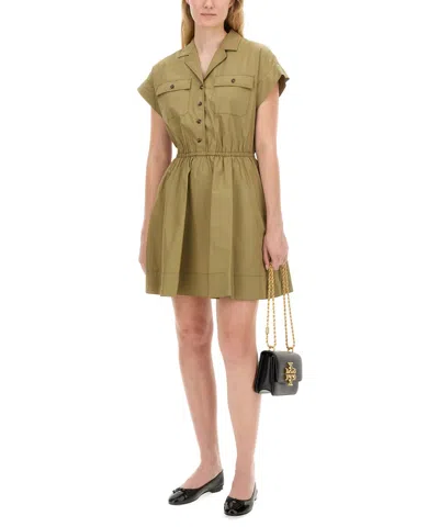 Tory Burch Cotton Poplin Shirt Mini Dress