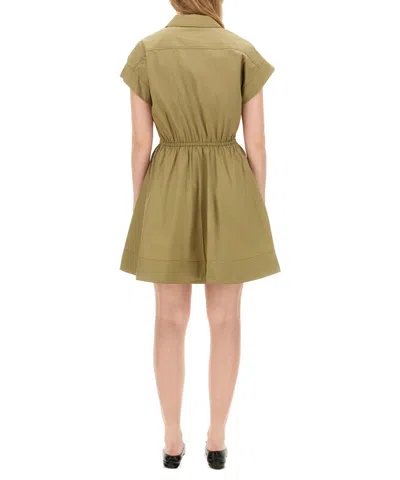 Tory Burch Cotton Poplin Shirt Mini Dress
