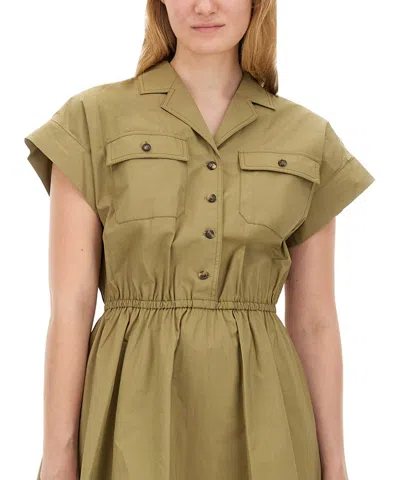 Tory Burch Cotton Poplin Shirt Mini Dress
