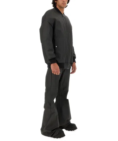 Rick Owens Bomber With Zip In Black