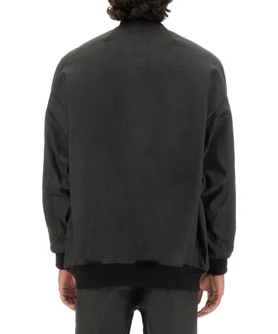 Rick Owens Bomber With Zip In Black