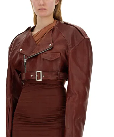Rick Owens Women Leather Jacket