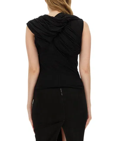 Rick Owens Harness Top In Black