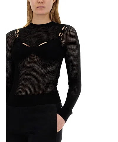 Off-white Off White 'net Arrow Bralette' Top