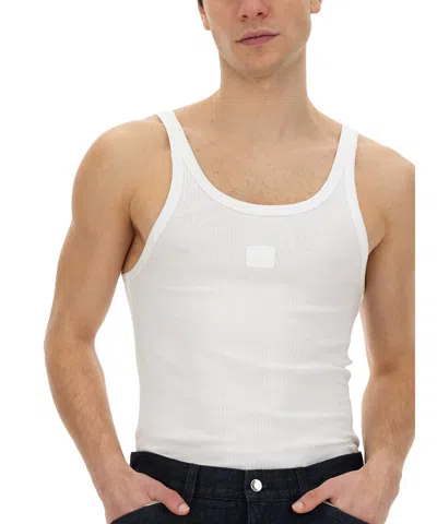 Dolce & Gabbana Sleeveless T-shirt In White