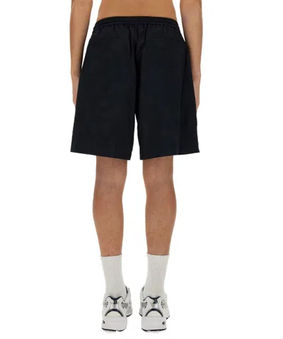 Aspesi Bermuda Nemo Relaxed Shorts In Blue