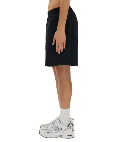 Aspesi Bermuda Nemo Relaxed Shorts In Blue