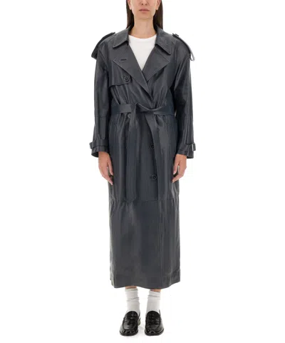Salvatore Santoro Glov Coat In Gray