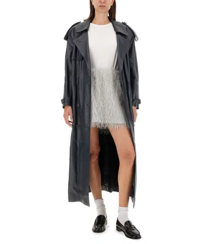 Salvatore Santoro Glov Coat In Gray