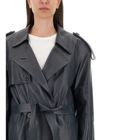 Salvatore Santoro Glov Coat In Gray