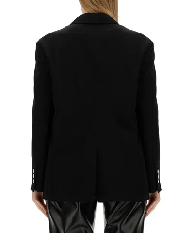 M05ch1n0 Jeans Single-breasted Jacket In Black