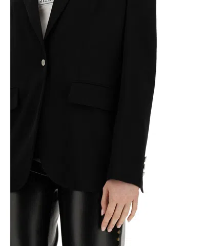 M05ch1n0 Jeans Single-breasted Jacket In Black