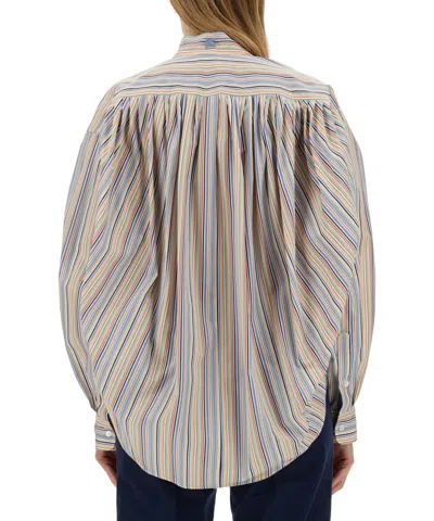 Etro Women's Blouse With Stripe Pattern Shirt | Size 38 | Wria0006 In Multi