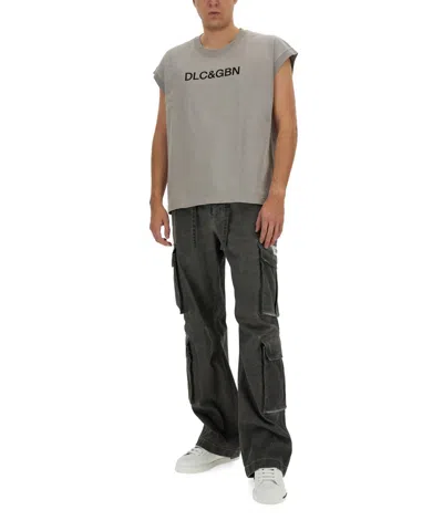 Dolce & Gabbana Logo-print Cotton T-shirt