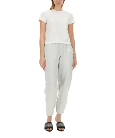 Alexander Wang Essential Shrunk T-shirt In White