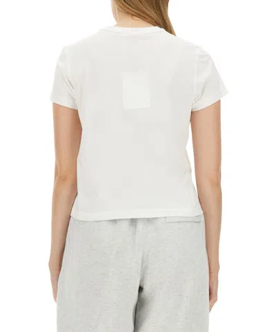 Alexander Wang Essential Shrunk T-shirt In White