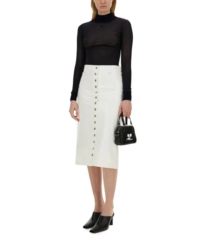 Courrèges Midi Skirt