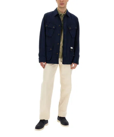 Fay And Cotton Twill Bomber Jacket