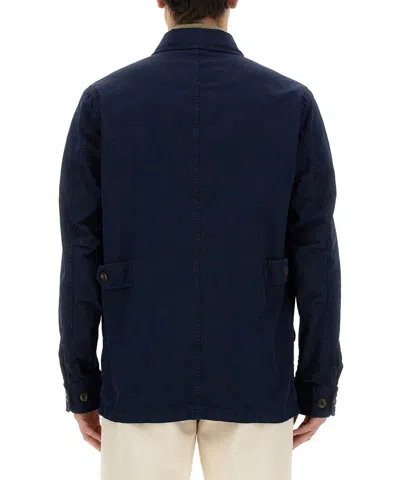 Fay And Cotton Twill Bomber Jacket