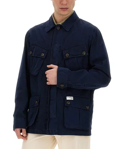 Fay And Cotton Twill Bomber Jacket