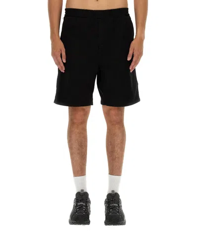 Carhartt Flint Shorts With Back And Side Pockets In Black