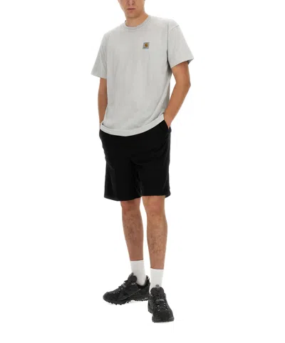 Carhartt Flint Shorts With Back And Side Pockets In Black