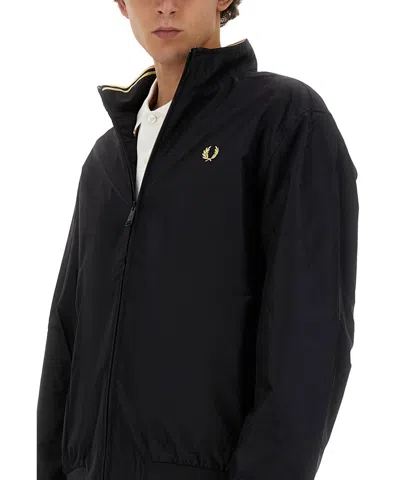 Fred Perry Mens Brentham Jacket Nos In Black