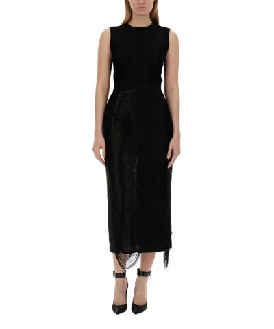 Alexander Mcqueen Women's Top Armor Stick Top In Black