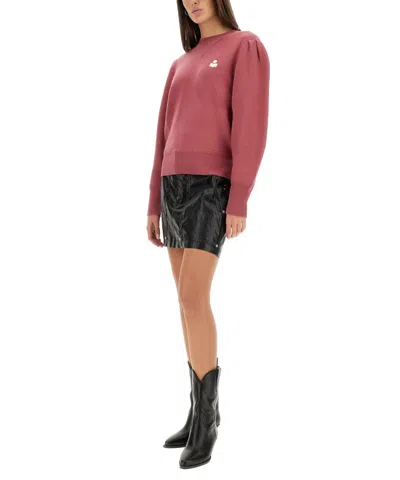 Isabel Marant Étoile Kelaya Fine Knit Blend Sweater In Pink
