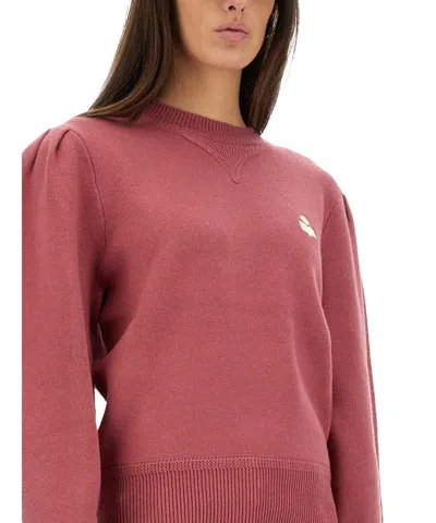 Isabel Marant Étoile Kelaya Fine Knit Blend Sweater In Pink