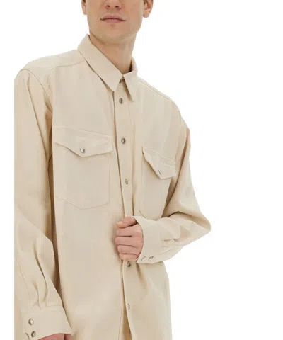 Isabel Marant Beige Ritchie Overshirt In Neutral