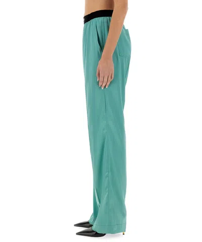 Tom Ford Elastic Waist Pleated Trousers Pockets