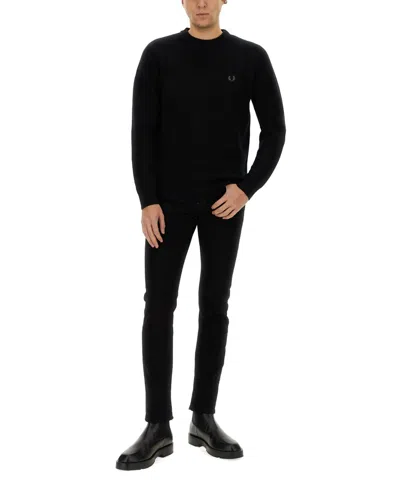 Fred Perry Sweater In Black