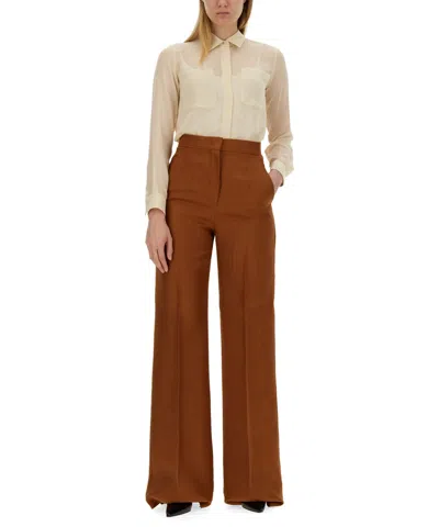 Max Mara Vongola Shirt In Neutral
