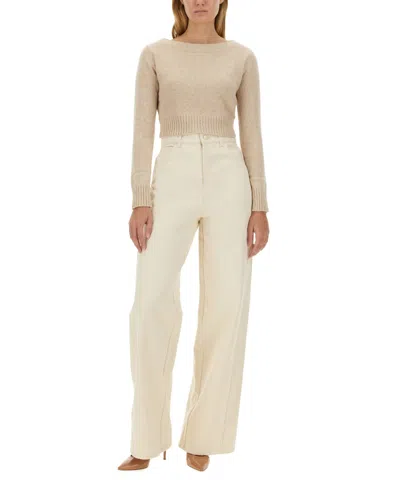 Max Mara Boat-neck Cuffed-sleeve Sweater