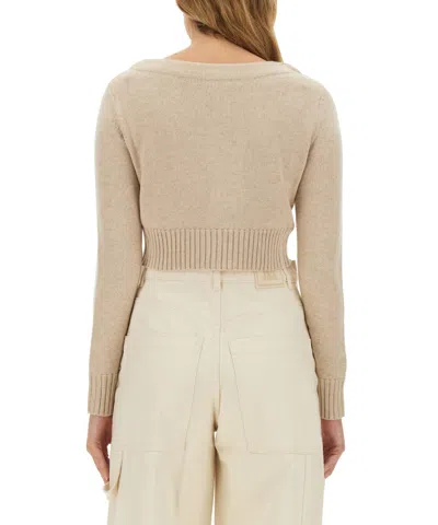 Max Mara Boat-neck Cuffed-sleeve Sweater