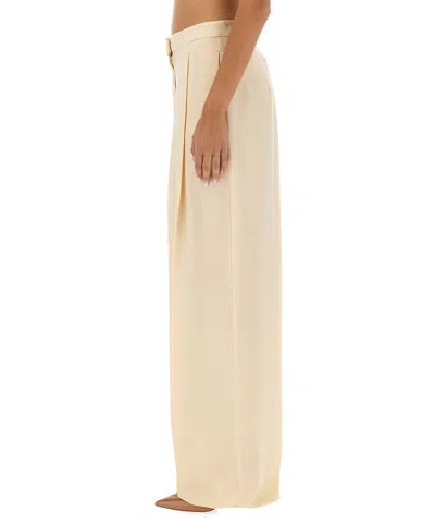 Max Mara Trousers In Neutral