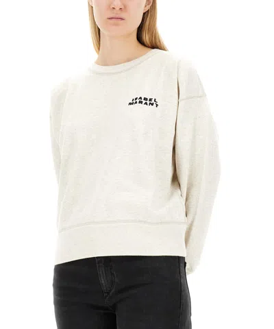 Isabel Marant Shad Cotton Crewneck Sweatshirt