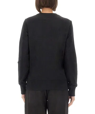 Versace Jeans Couture 范思哲牛仔裤时装运动衫带徽标 In Black
