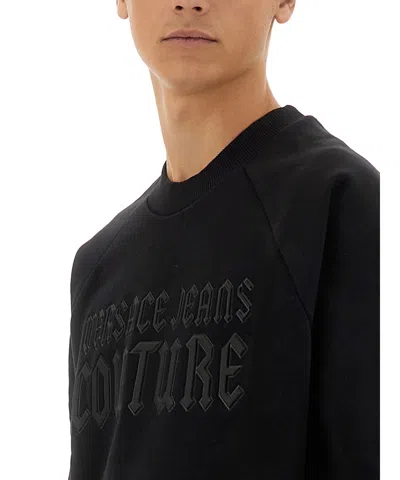 Versace Jeans Couture Sweaters In Black