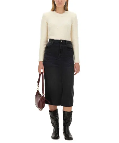 Isabel Marant Kalo Sweater In Neutral