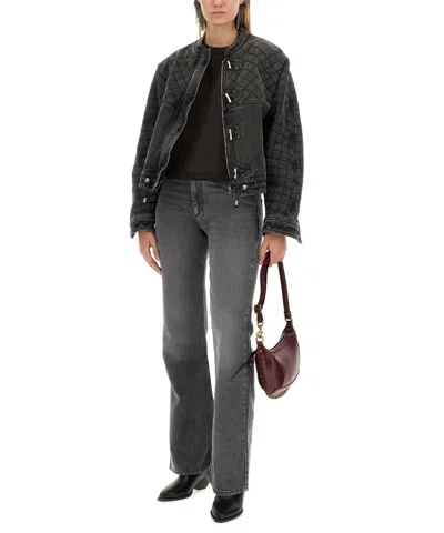 Isabel Marant Belvira Jeans In Gray