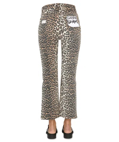 Ganni Jeans In Gray