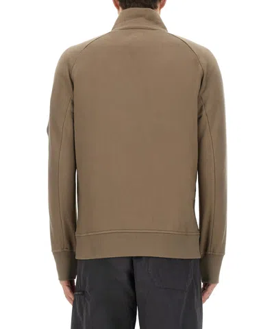 C.p. Company C.p.company Sweatshirt With Logo In Brown